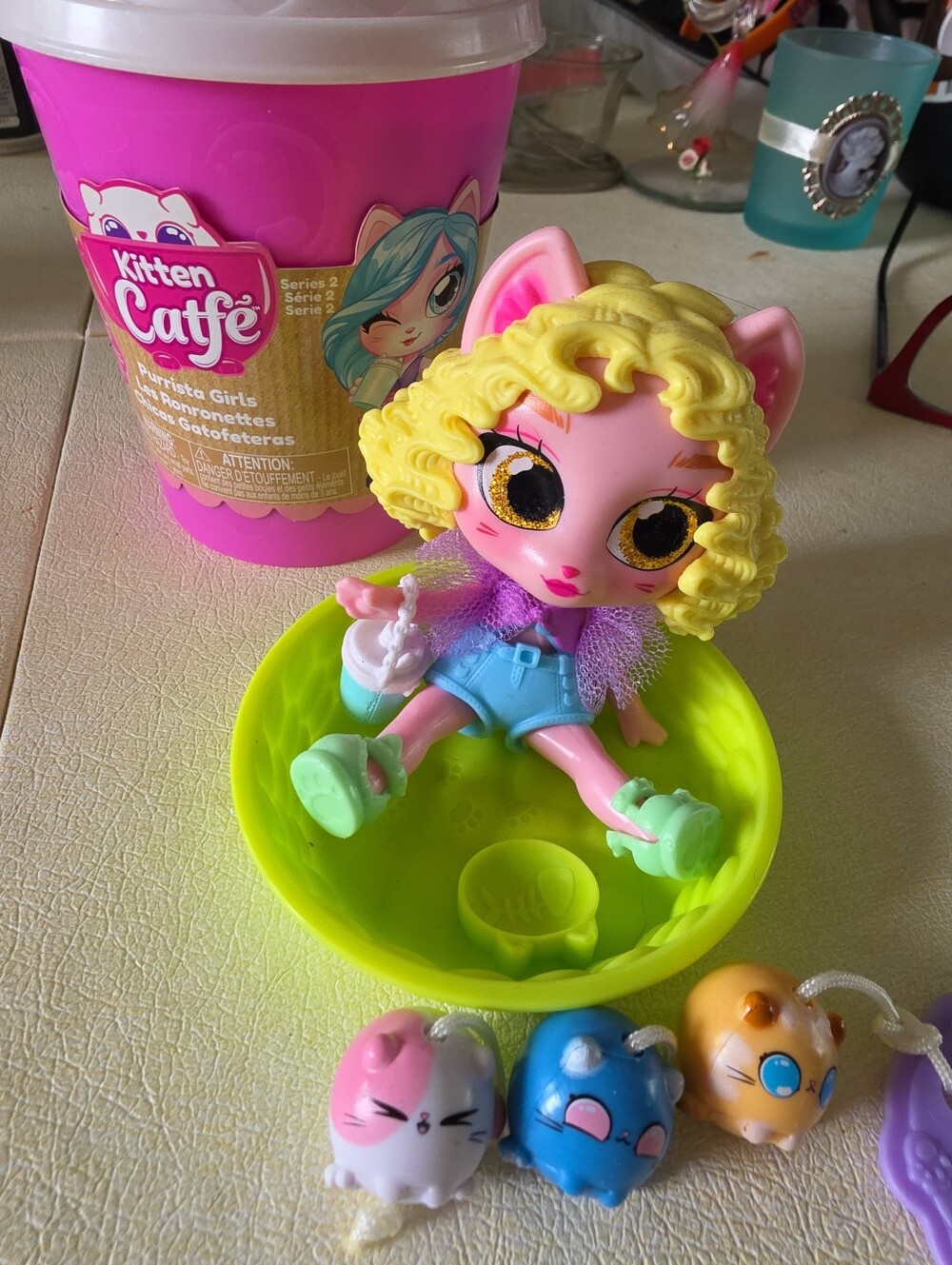Kitten Catfé Purrista Girls COMPLETE Doll Lot of 2 - Lola Bell & Mimi Meow